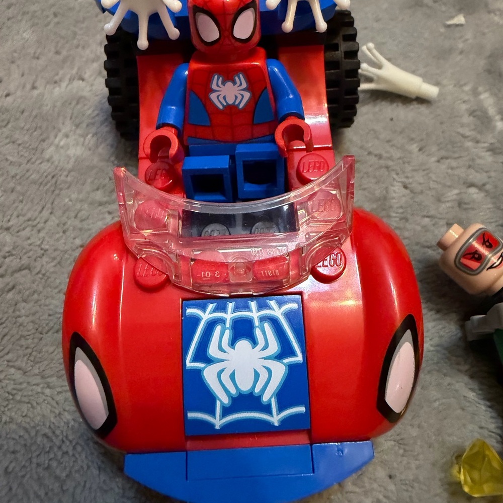 LEGO‎ Marvel 10789 Spider-Man Car & Doc Ock Minifigures Incomplete w/ - Picture 5 of 6